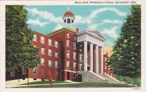 Ohio Springfield Myers Hall Wittenberg College