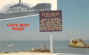 S. S. Atlantus in Cape May Point, New Jersey