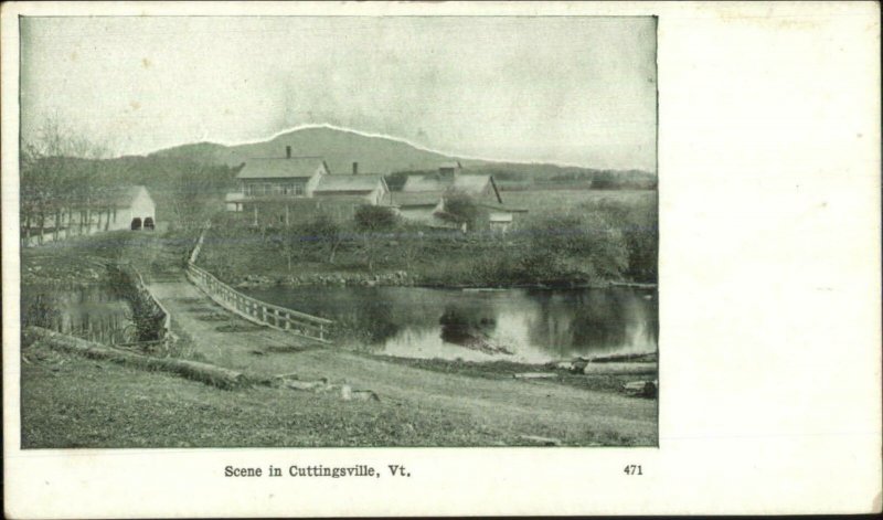 Cuttingsville VT General View c1905 Postcard