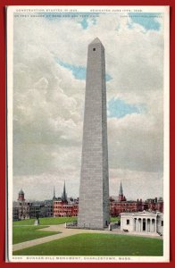 Massachusetts, Charlestown - Bunker Hill Monument - [MA- 1008]