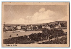 1924 Unkel a Rhein M. Zienow Munster Poem Rhineland-Palatinate Germany Postcard