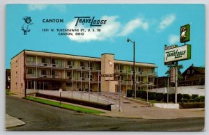 Canton Ohio Travel Lodge Hotel Postcard E27