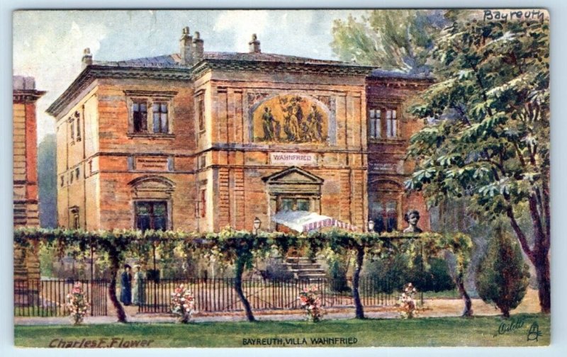 Tuck Oilette~ Bayreuth Villa Wahnfried GERMANY Postcard