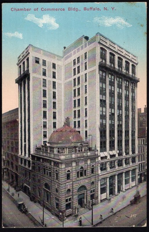 New York ~ BUFFALO Chamber of Commerce Bldg - Vintage DB - pm1913