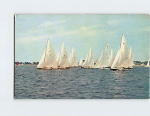 Postcard Sailing Long Island Waters New York USA