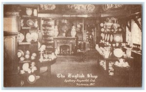 1948 The English Shop Sydney Reynolds LTD Victoria BC Canada Vintage Postcard