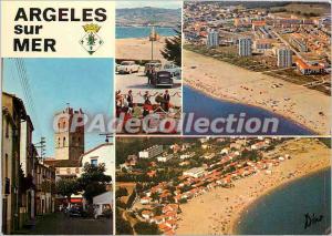 Modern Postcard Argeles sur Mer Racou aspects