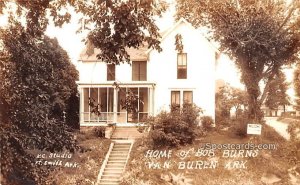 Home of Bob Burns - Van Buren, Arkansas AR