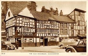 BR101483 the old shambles manchester car voiture real photo   uk