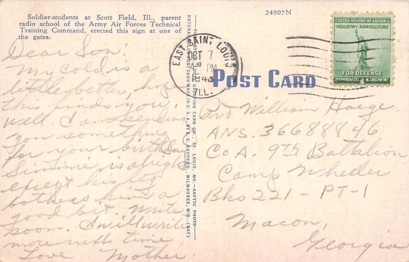 Scott Field Illinois Students, Air Forces Technical Training Command, PC U17645