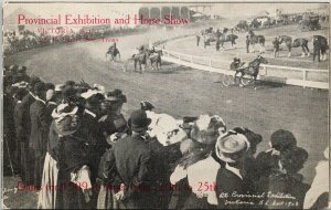 Victoria BC Provincial Exhibition & Horse Show 1909 Unused Hibben Postcard F71