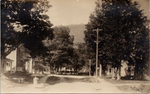 Maine Residential Area Houses Woman Belfast ?? Eastern Illustrating Postcard H15