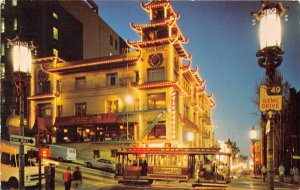 US16 USA California San Francisco Chinatown at night 1975 china
