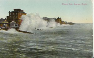 Sussex Postcard - Rough Sea - Bognor Regis - Ref TZ5765