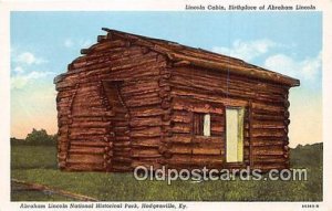 Lincoln Cabin, Birthplace of Abraham Lincoln Hodgenville, KY, USA Unused 