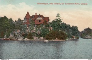 Thousand Islands, St. Lawrence River, Ontario, Canada, PU-1909; Mississaqua