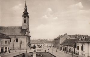 Hungary Baja Totk Kalman square Real Photo Postcard