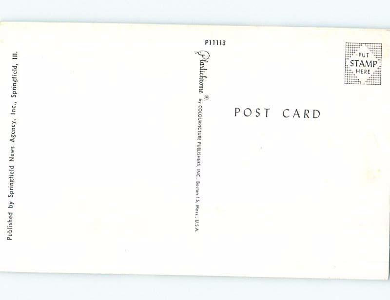 Unused Pre-1980 TWO VIEWS ON CARD Springfield Illinois IL ho7466