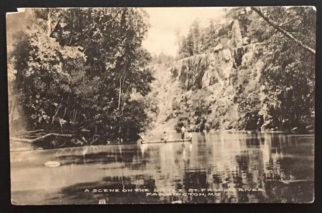 A Scene on the Little St. Francis River Farmington MO The Albertype Co