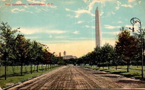Washington D C The Speedway and Washington Monument