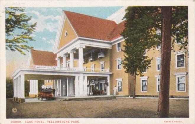 Lake Hotel Front View Yellowstone National Park