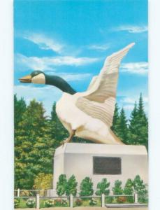 Unused Pre-1980 WILD GOOSE MONUMENT Wawa In Algoma District Ontario ON E5977