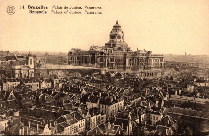 Belgium Bruxelles Panorama Palais De Justice