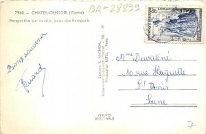 BR28899 Chatel Censoir perspective sur la ville france