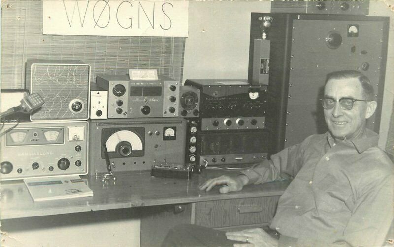 Ham Radio equipment Operator Minot North Dakota RPPC Photo Postcard 20-2502