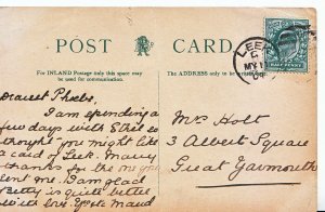 Genealogy Postcard - Family History - Holt - Albert Square - Gt Yarmouth   BH835