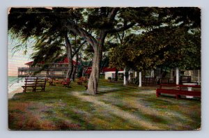 102 SEASIDE HOTEL HAWAIIAN ISLANDS HAWAII POSTCARD 1913