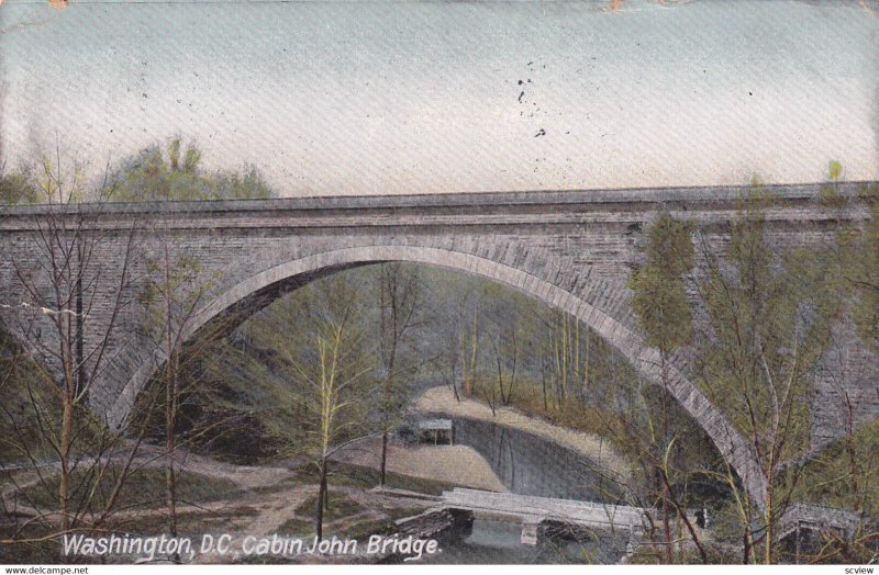 WASHINGTON D.C., PU-1907; Cabin John Bridge