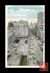 Fifth Avenue, North from 40th St., NYC  