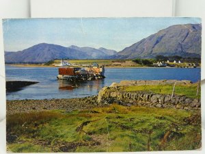 Vintage Postcard Carran Ferry Loch Linnhe Inverness-Shire Scotland