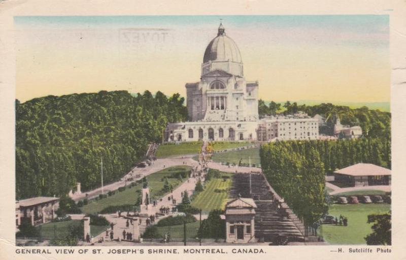 Joseph's Shrine - Montreal QC, Quebec, Canada - pm 1952