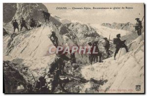 Old Postcard Militaria Alpine hunters Oisans Alpine Hunters recognition to th...