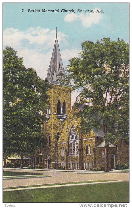 Parker Memorial Church , ANNISTON , Alabama , PU-1946