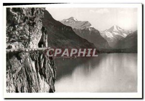 Postcard Modern Axenstrasse Urnersee