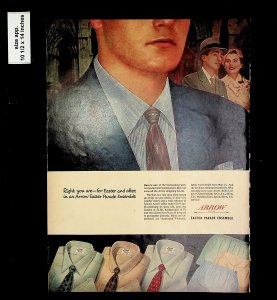 1953 Arrow Shirts Men's Clothing Vintage Print Ad 015736