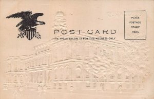 NEW YORK CITY~CITY HALL~EMBOSSED GLITTTER~1905 POSTCARD