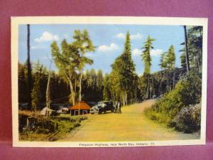 Postcard Canada Ontario North Bay Ferguson Highway