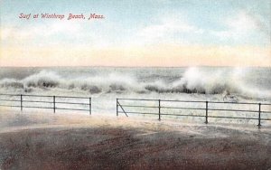 Surf at Winthrop Beach in Winthrop Beach, Massachusetts