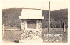 Antioch West Virginia Lincoln Mother Memorial Real Photo Antique Postcard K18960