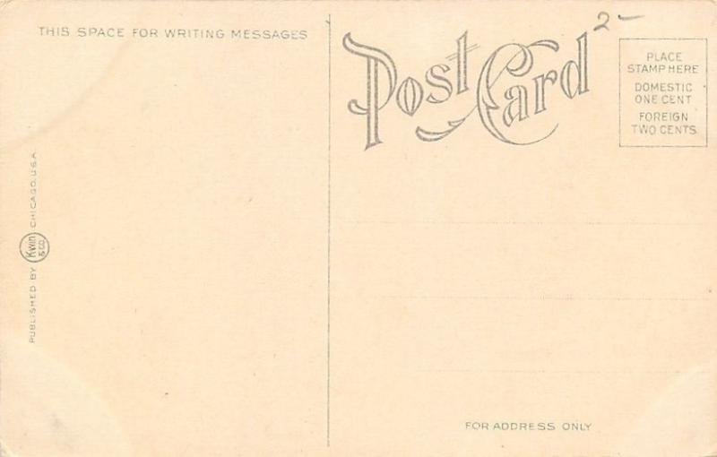 Sioux City Iowa~The West Hotel~Men Under Porch Roof~Ladies on Corner~1912 PC