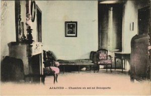 CPA Ajaccio Chambre ou est ne Bonaparte CORSICA (1077682)