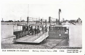 Lancashire Postcard - Old Barrow in Furness - Walney Chain Ferry c1900, Ref.2225