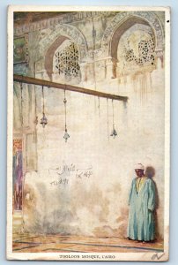 Egypt Postcard View of Tooloon Mosque Cairo c1930's Vintage Unposted