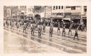 San Francisco California American Legion Parade 1923 Real Photo PC AA64821