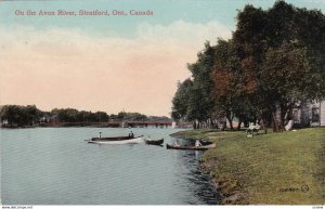 STRATFORD, Ontario, Canada, 1900-10s; On the Avon River