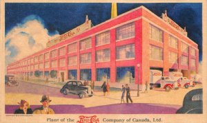 PLANT OF THE PEPSI COLA COMPANY OF CANADA POSTCARD (1938)